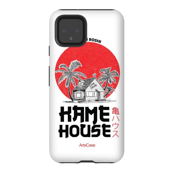 Pixel 4 StrongFit Channel Your Inner Turtle Hermit: Explore Kame House-Themed by ArtsCase