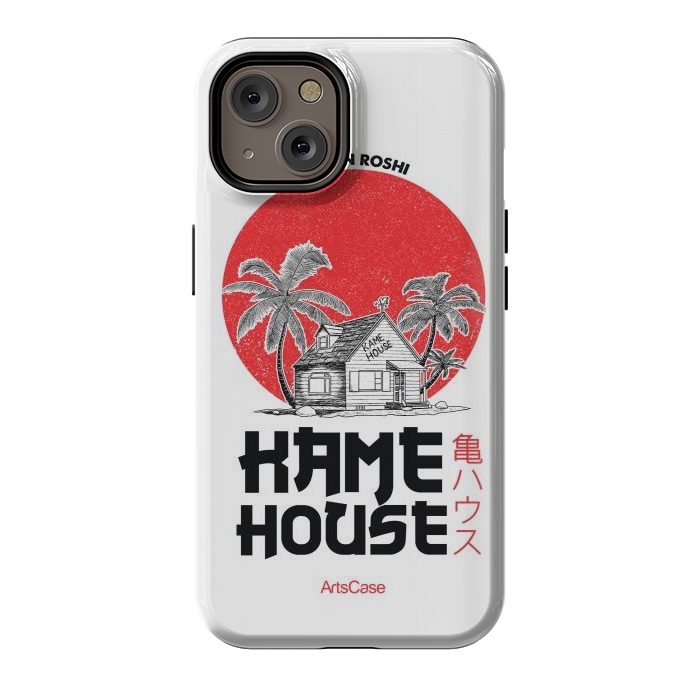 iPhone 14 StrongFit Channel Your Inner Turtle Hermit: Explore Kame House-Themed by ArtsCase