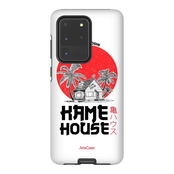 Galaxy S20 Ultra StrongFit Channel Your Inner Turtle Hermit: Explore Kame House-Themed by ArtsCase
