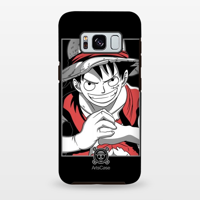 Galaxy S8 plus StrongFit Gear Up for Adventure: Unleash Your Inner Pirate with Captivating Luffy by ArtsCase