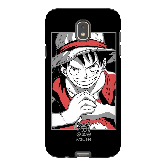 Galaxy J7 StrongFit Gear Up for Adventure: Unleash Your Inner Pirate with Captivating Luffy by ArtsCase