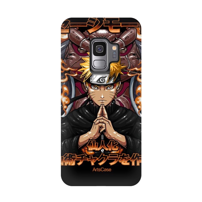 Galaxy S9 StrongFit Embrace the Ninja Way: Discover a World of Courage and Strength with Naruto-Inspired by ArtsCase