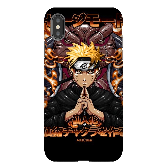 iPhone Xs Max StrongFit Embrace the Ninja Way: Discover a World of Courage and Strength with Naruto-Inspired by ArtsCase
