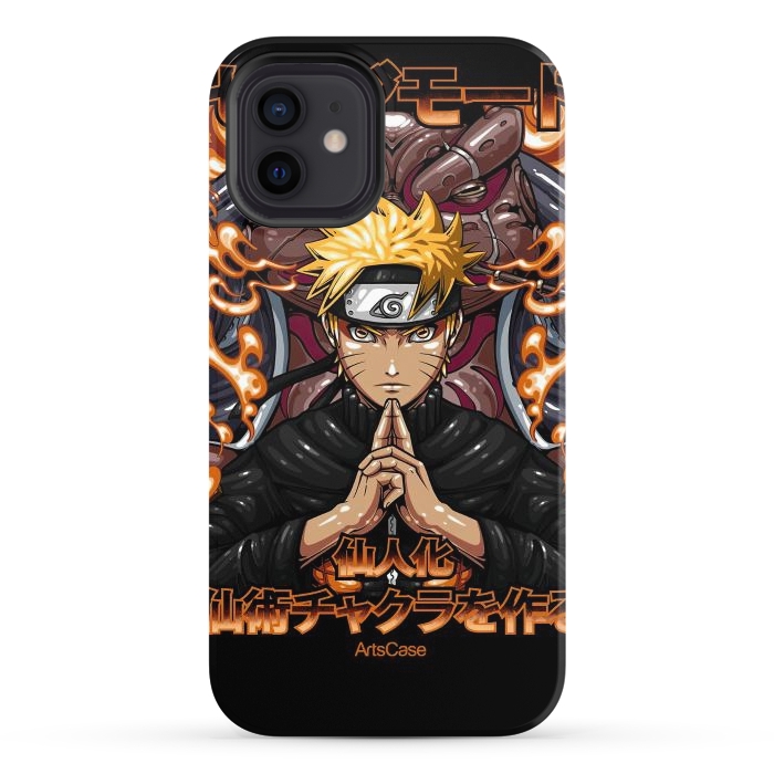 iPhone 12 StrongFit Embrace the Ninja Way: Discover a World of Courage and Strength with Naruto-Inspired by ArtsCase