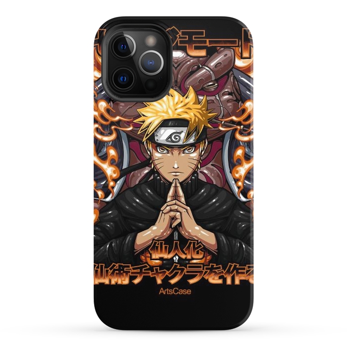 iPhone 12 Pro StrongFit Embrace the Ninja Way: Discover a World of Courage and Strength with Naruto-Inspired by ArtsCase