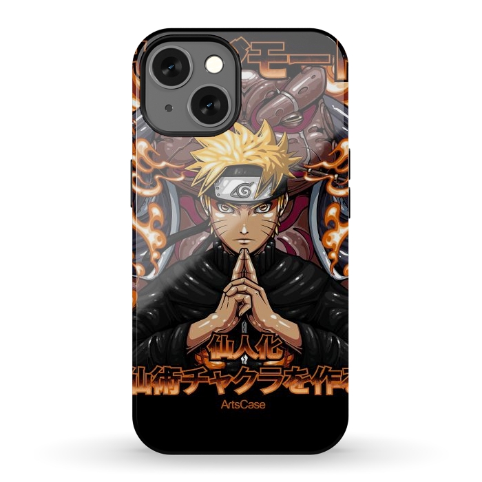 iPhone 13 StrongFit Embrace the Ninja Way: Discover a World of Courage and Strength with Naruto-Inspired by ArtsCase