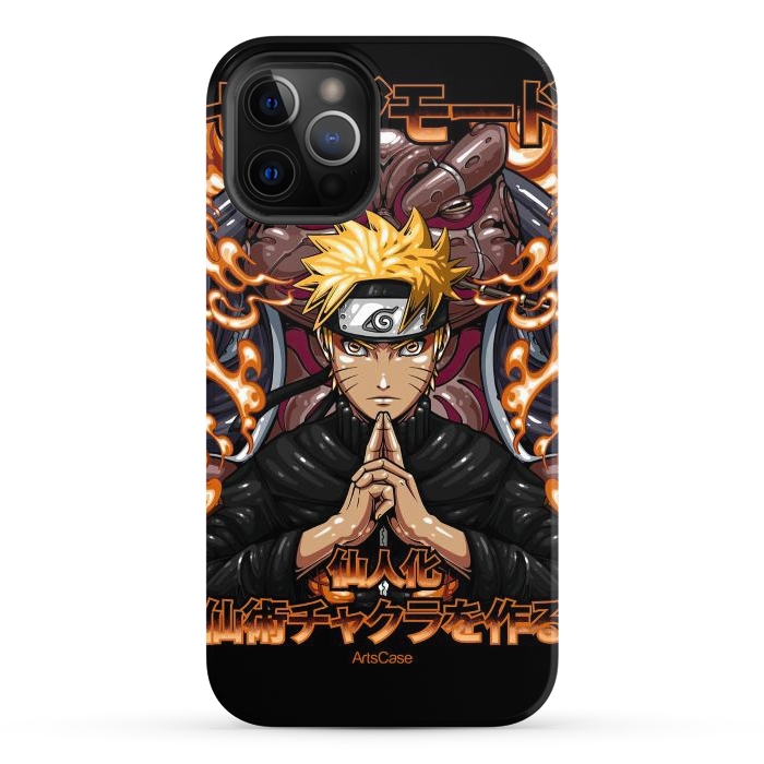 iPhone 12 Pro Max StrongFit Embrace the Ninja Way: Discover a World of Courage and Strength with Naruto-Inspired by ArtsCase