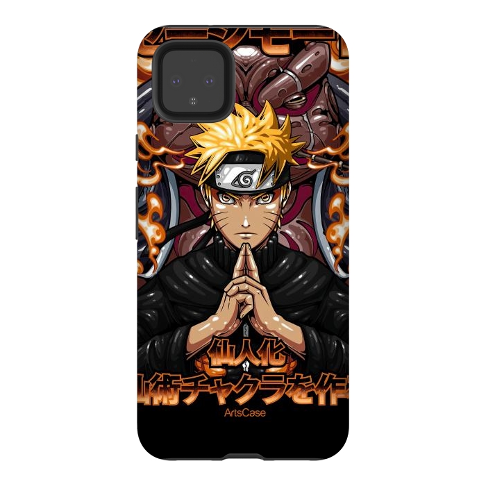 Pixel 4XL StrongFit Embrace the Ninja Way: Discover a World of Courage and Strength with Naruto-Inspired by ArtsCase