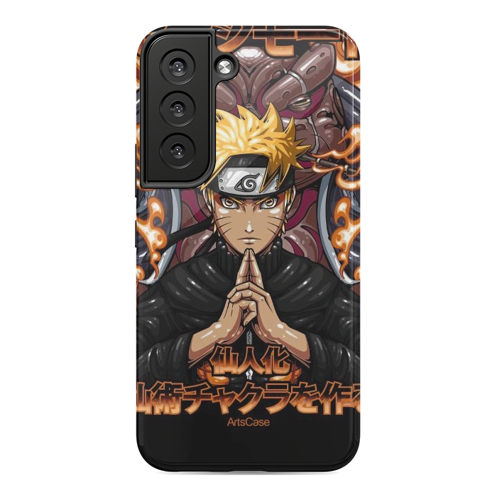 Galaxy S22 StrongFit Embrace the Ninja Way: Discover a World of Courage and Strength with Naruto-Inspired by ArtsCase