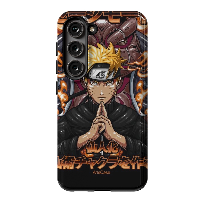 Galaxy S23 StrongFit Embrace the Ninja Way: Discover a World of Courage and Strength with Naruto-Inspired by ArtsCase