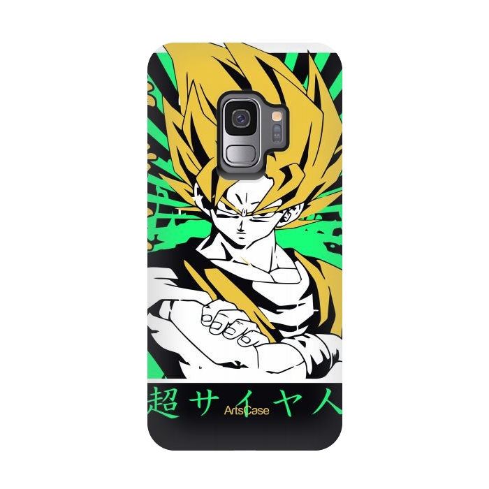 Galaxy S9 StrongFit Unleash the Inner Warrior: Transform Your Collection with Super Saiyan-Inspired by ArtsCase