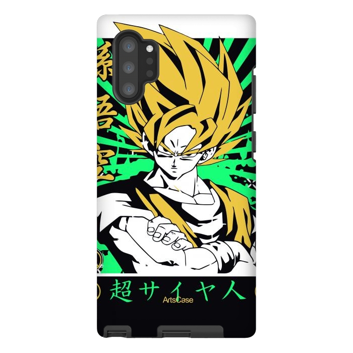 Galaxy Note 10 plus StrongFit Unleash the Inner Warrior: Transform Your Collection with Super Saiyan-Inspired by ArtsCase