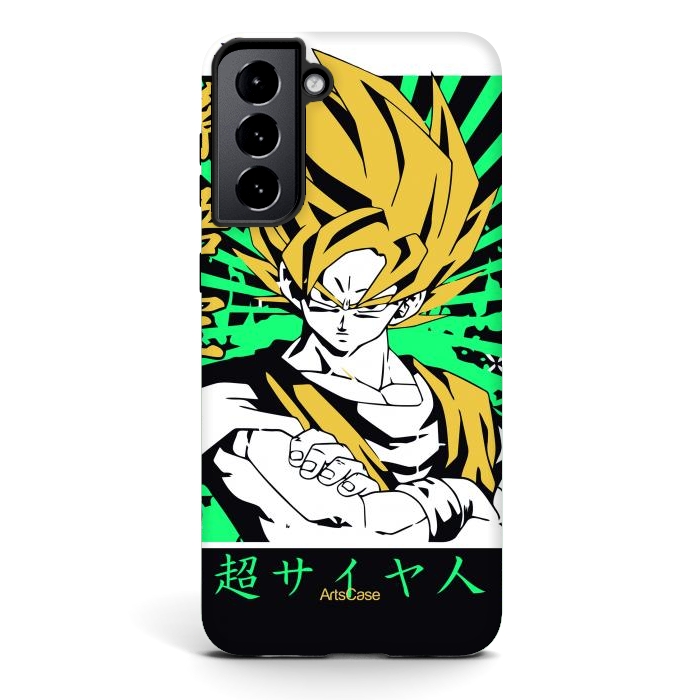 Galaxy S21 StrongFit Unleash the Inner Warrior: Transform Your Collection with Super Saiyan-Inspired by ArtsCase