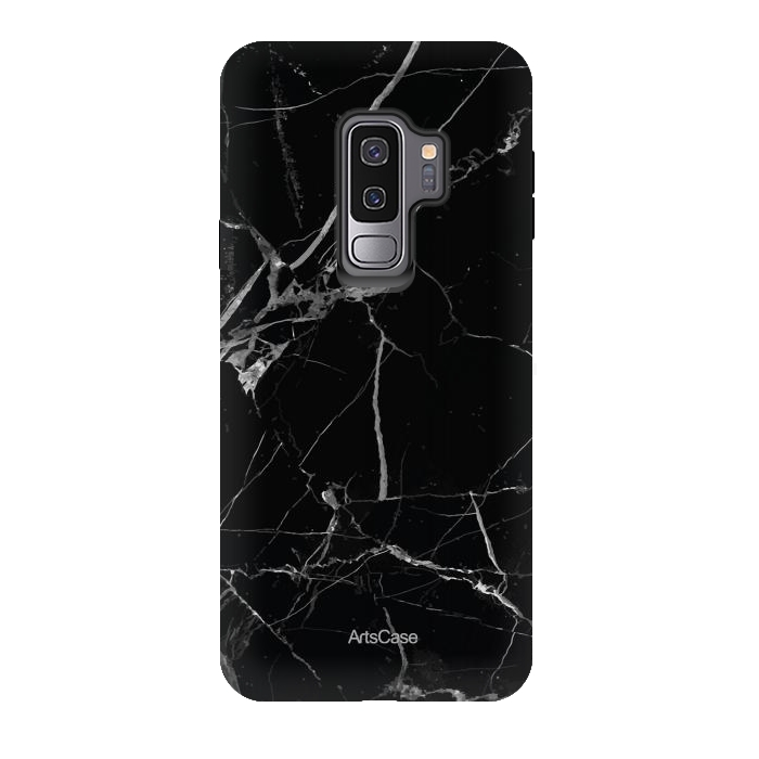 Galaxy S9 plus StrongFit Noir Marble by ArtsCase
