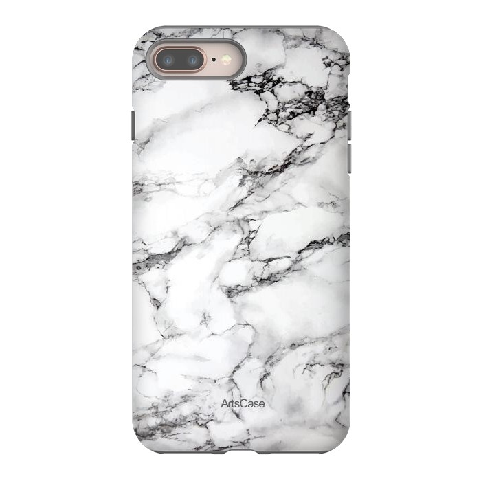 iPhone 7 plus StrongFit White Satin  by ArtsCase