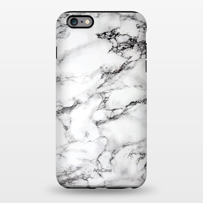 iPhone 6/6s plus StrongFit White Satin  by ArtsCase