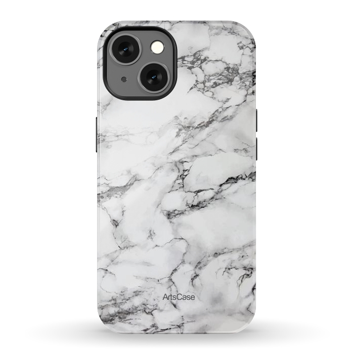iPhone 13 StrongFit White Satin  by ArtsCase