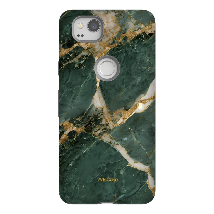 Pixel 2 StrongFit Green Jungle  by ArtsCase