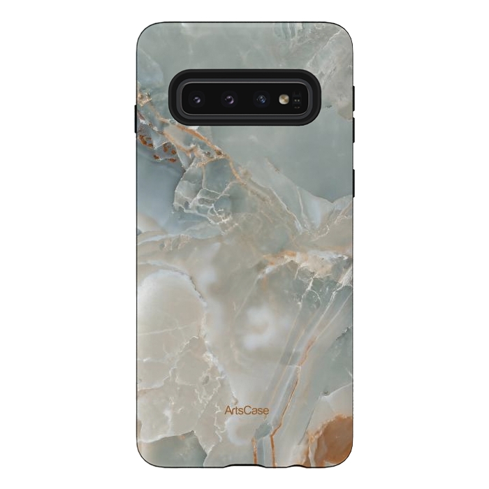 Galaxy S10 StrongFit Gray Pastel by ArtsCase