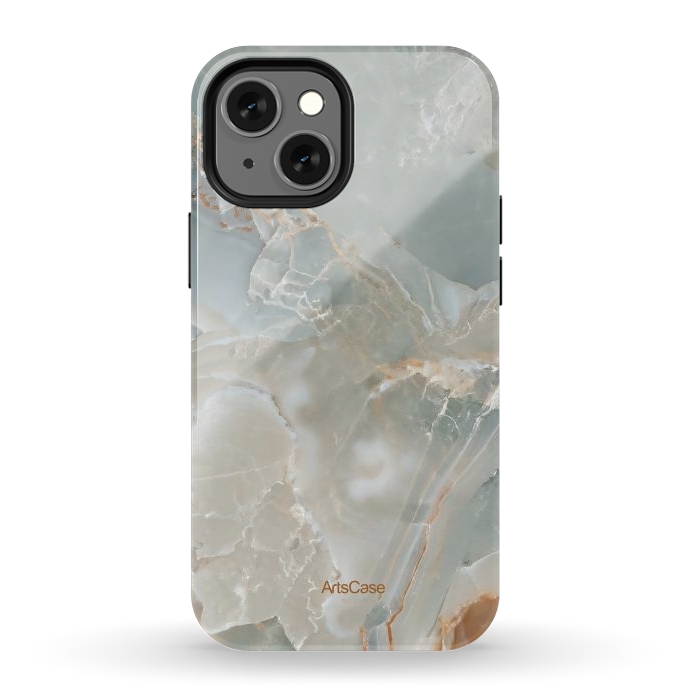 iPhone 12 mini StrongFit Gray Pastel by ArtsCase