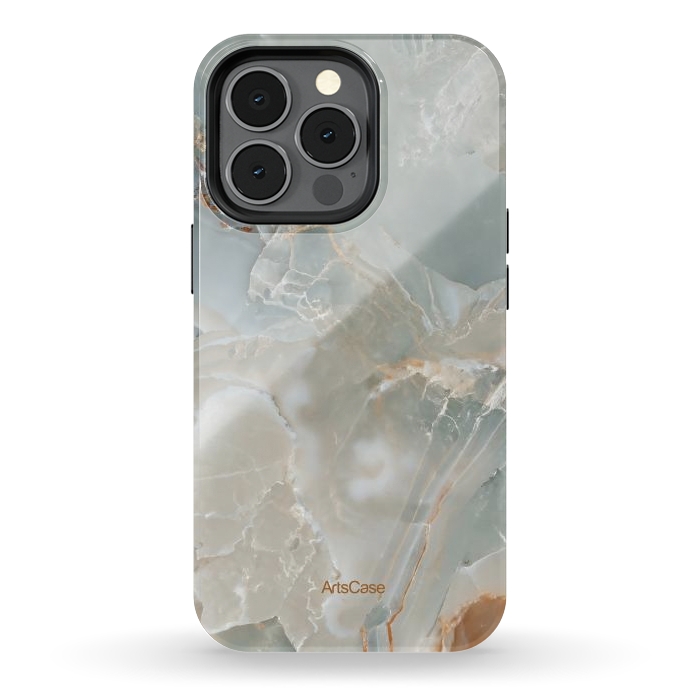 iPhone 13 pro StrongFit Gray Pastel by ArtsCase