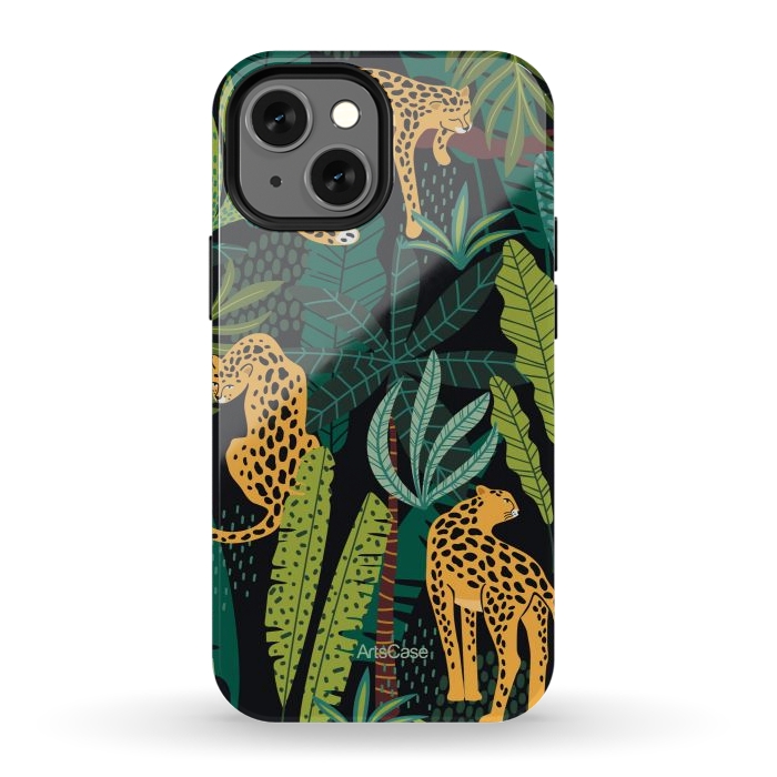 iPhone 12 mini StrongFit Morning Jungle by ArtsCase