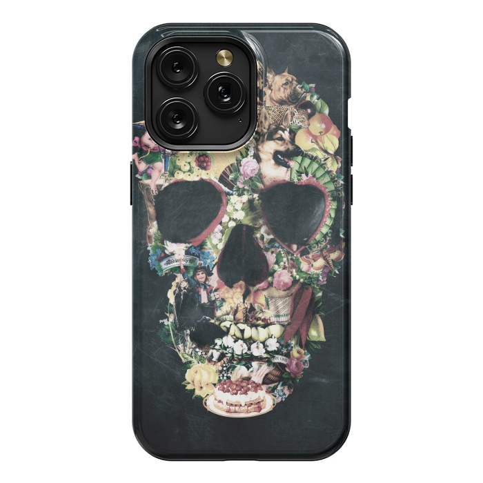 iPhone 15 Pro Max StrongFit Vintage Skull by Ali Gulec