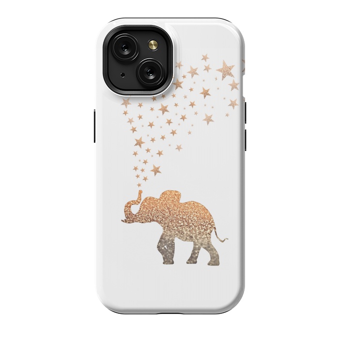 iPhone 15 StrongFit Gatsby Elephant Chain by Monika Strigel