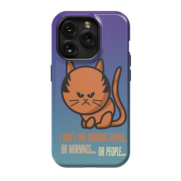 iPhone 15 Pro StrongFit Cat by Richard Eijkenbroek