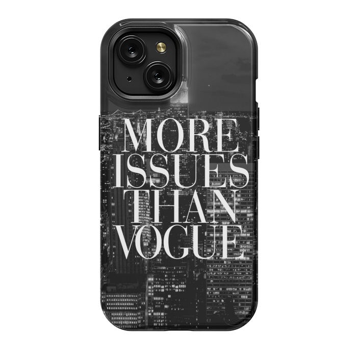 iPhone 15 StrongFit Siphone vogue issues nyc skyline by Rex lambo
