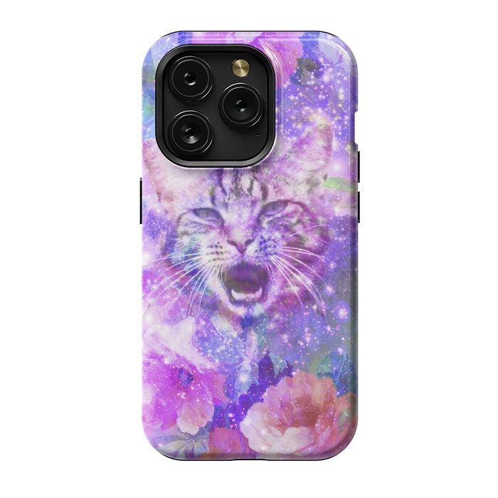 iPhone 15 Pro StrongFit Cat Sc by Girly Trend