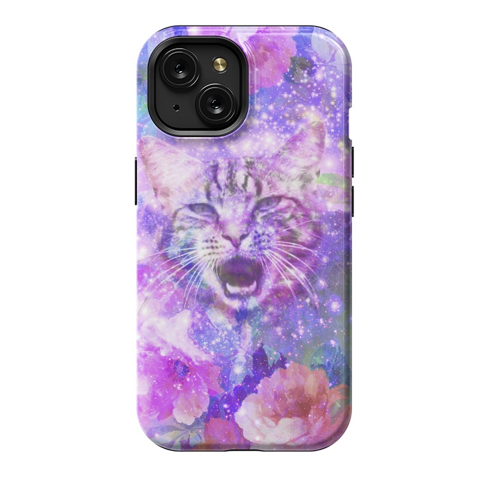 iPhone 15 StrongFit Cat Sc by Girly Trend