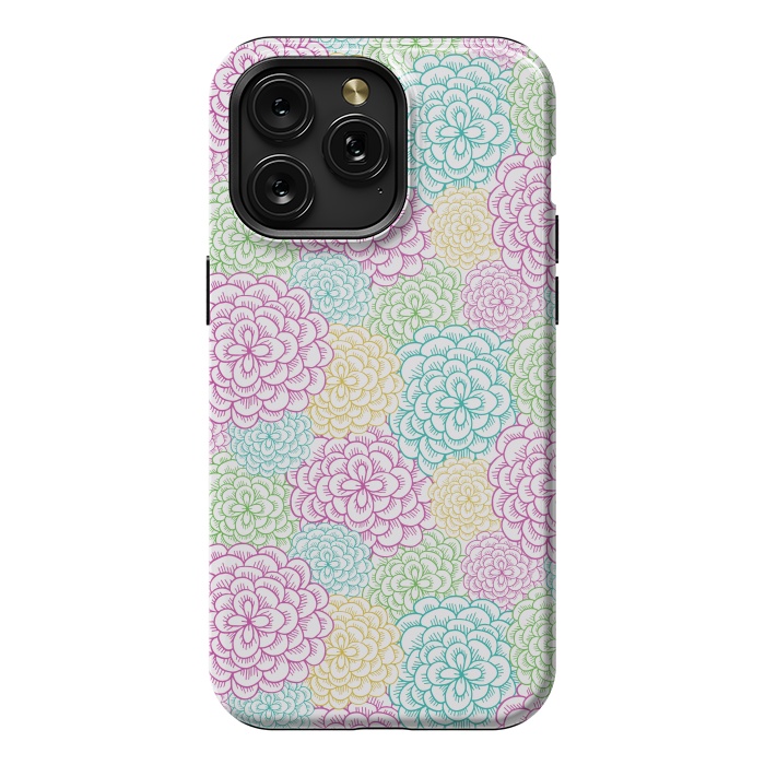 iPhone 15 Pro Max StrongFit Dahlia by TracyLucy Designs