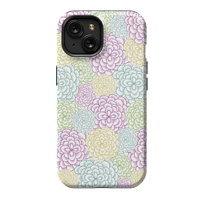 iPhone 15 StrongFit Dahlia by TracyLucy Designs