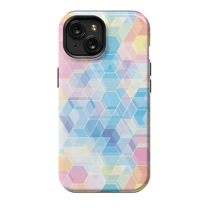 iPhone 15 StrongFit Hexagons by M.O.K.