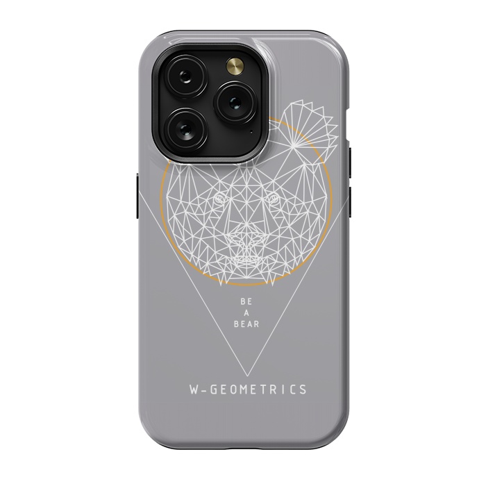 iPhone 15 Pro StrongFit Bear by W-Geometrics