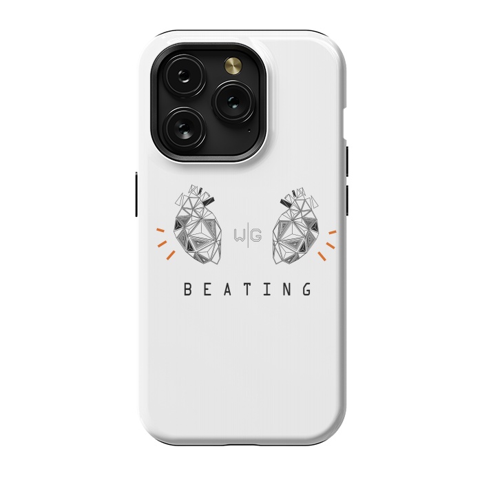 iPhone 15 Pro StrongFit Hearts Capicúa by W-Geometrics