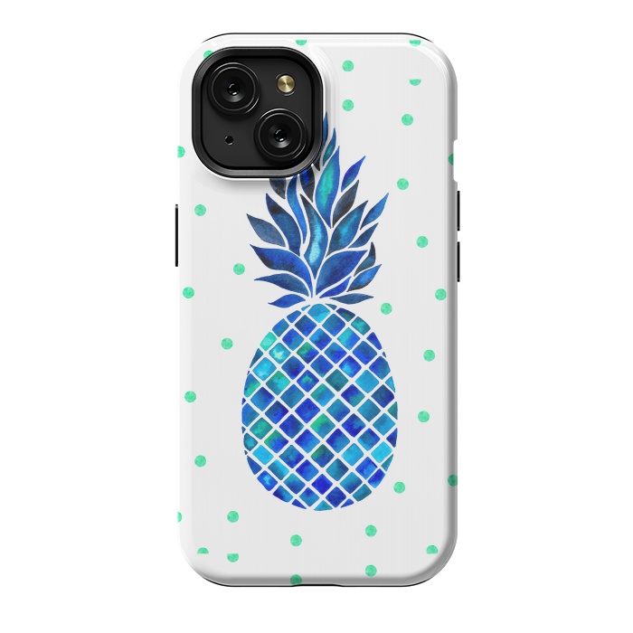 iPhone 15 StrongFit Maritime Pineapple by Amaya Brydon