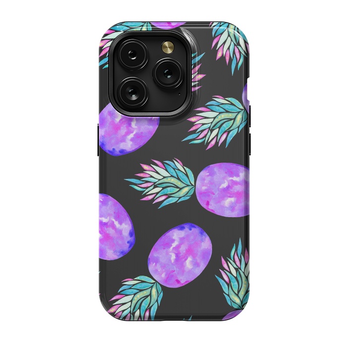 iPhone 15 Pro StrongFit Pineapple a la mode by Amaya Brydon