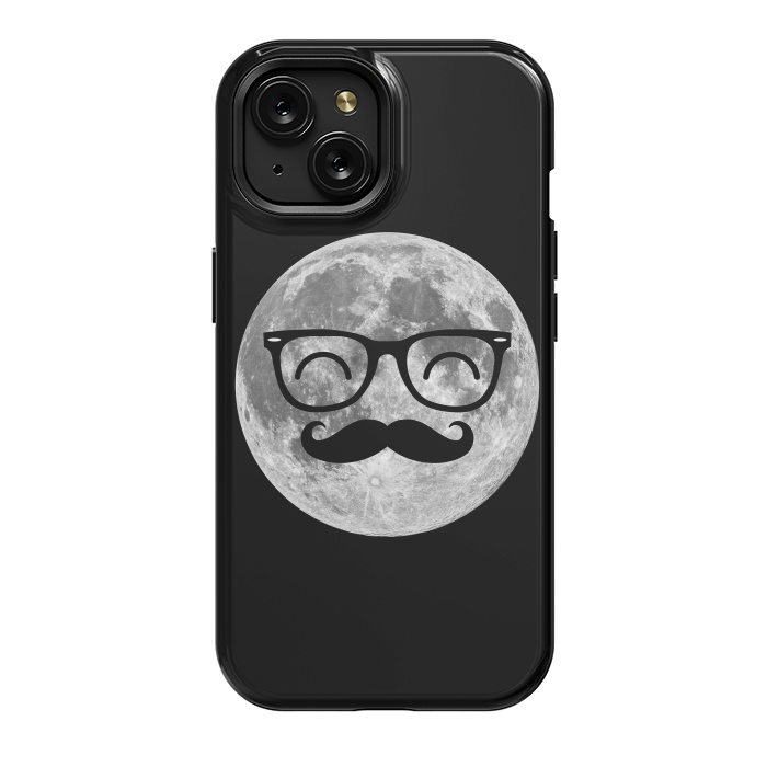 iPhone 15 StrongFit Moonstache by Mitxel Gonzalez