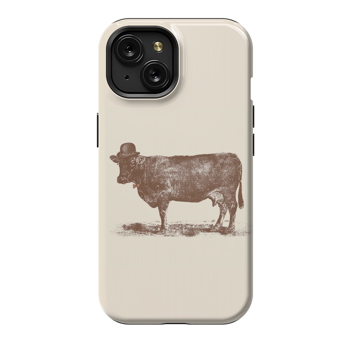 iPhone 15 StrongFit Cow Cow Nut by Florent Bodart