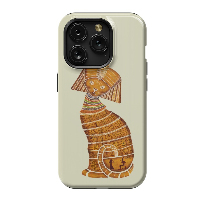 iPhone 15 Pro StrongFit Sphinx Cat by Tummeow