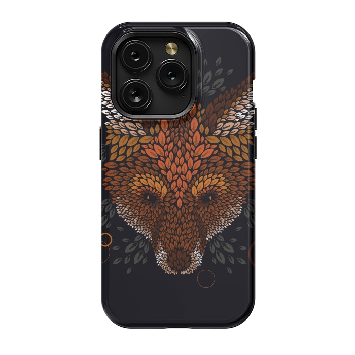 iPhone 15 Pro StrongFit Fox Face by Q-Artwork