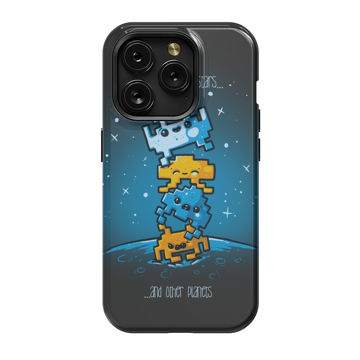 iPhone 15 Pro StrongFit Cute Invaders by Q-Artwork
