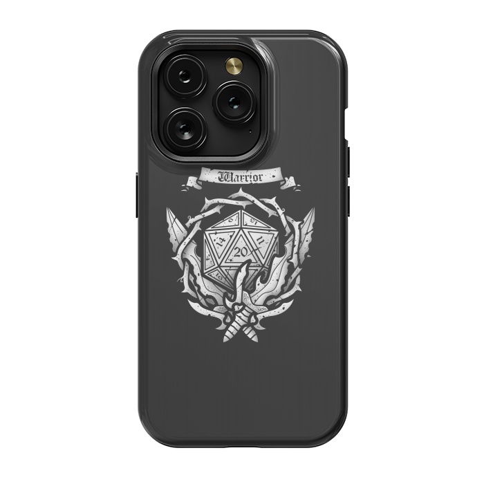 iPhone 15 Pro StrongFit Warrior Crest by Q-Artwork