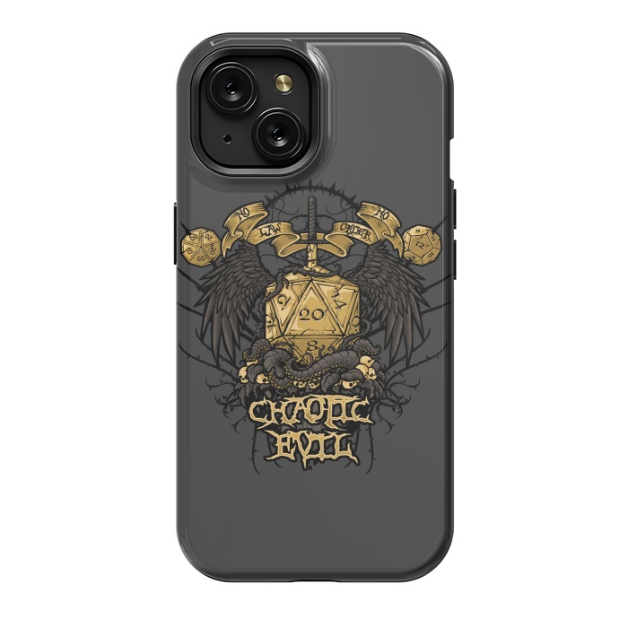 iPhone 15 StrongFit Chaotic Evil by Q-Artwork