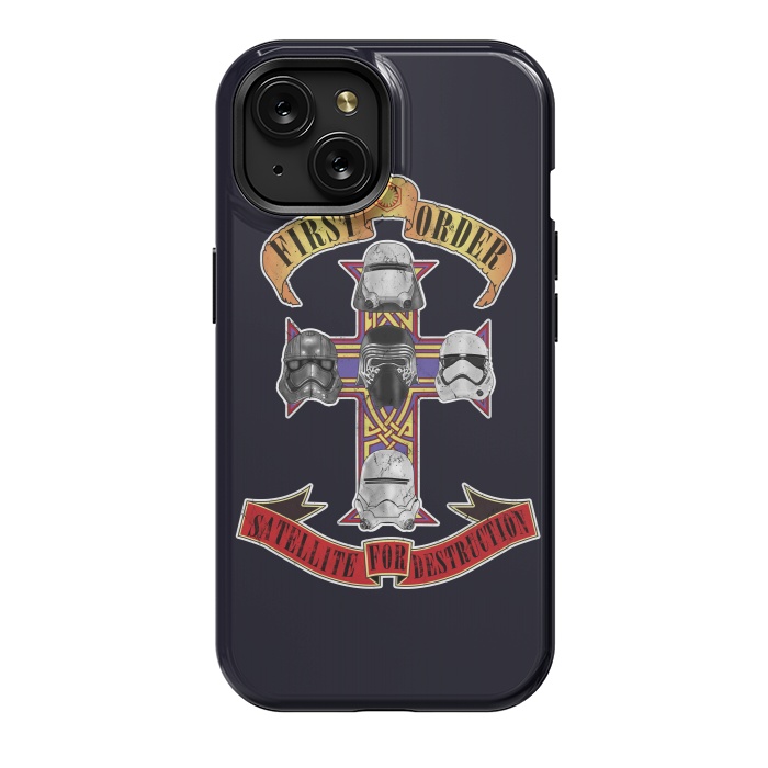 iPhone 15 StrongFit SATELLITE FOR DESTRUCTION by SKULLPY