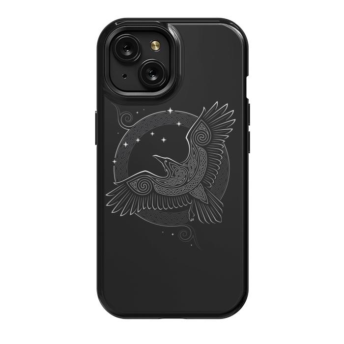 iPhone 15 StrongFit NORTHERN RAVEN ( Path to the North ) by RAIDHO