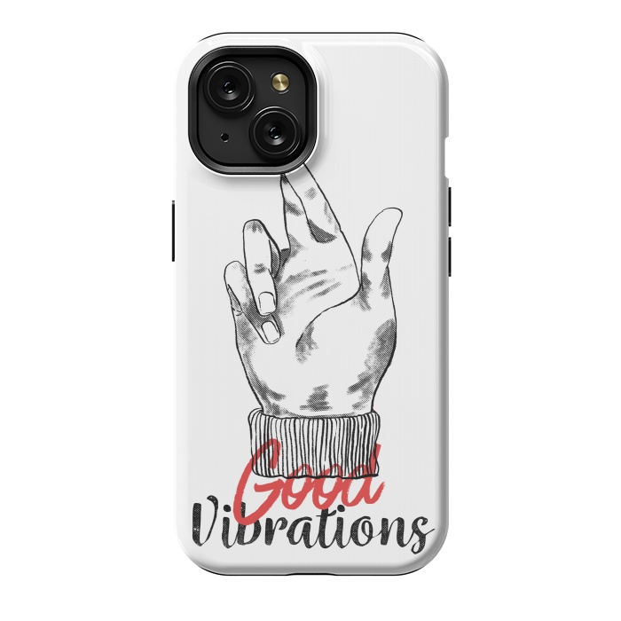 iPhone 15 StrongFit Good Vibrations by Ilustrata