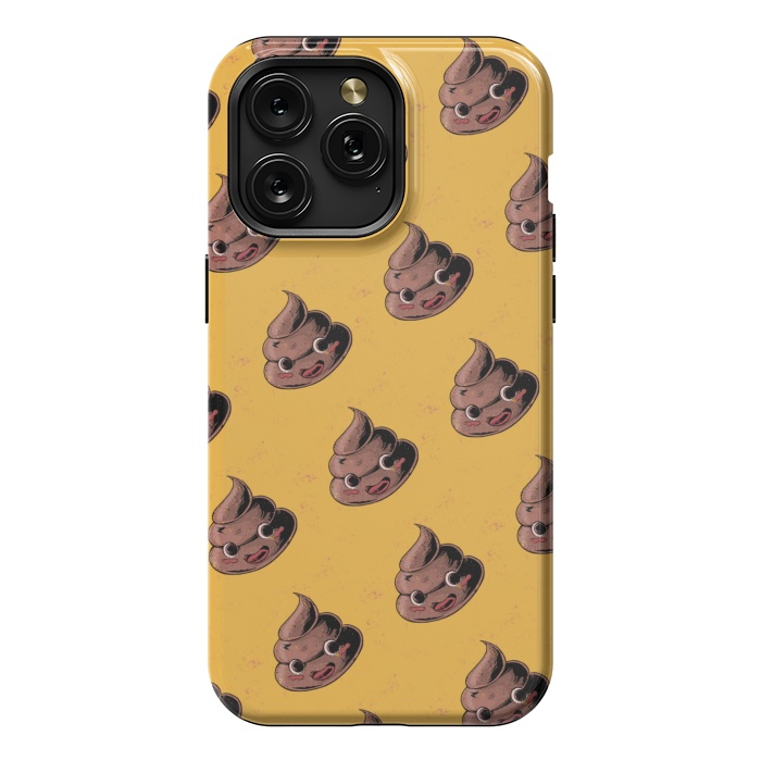 iPhone 15 Pro Max StrongFit Kawaii Poop by Ilustrata
